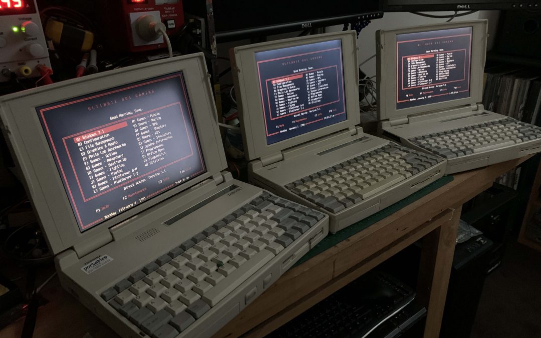 Restoring some Toshiba 486 & Pentium Laptops