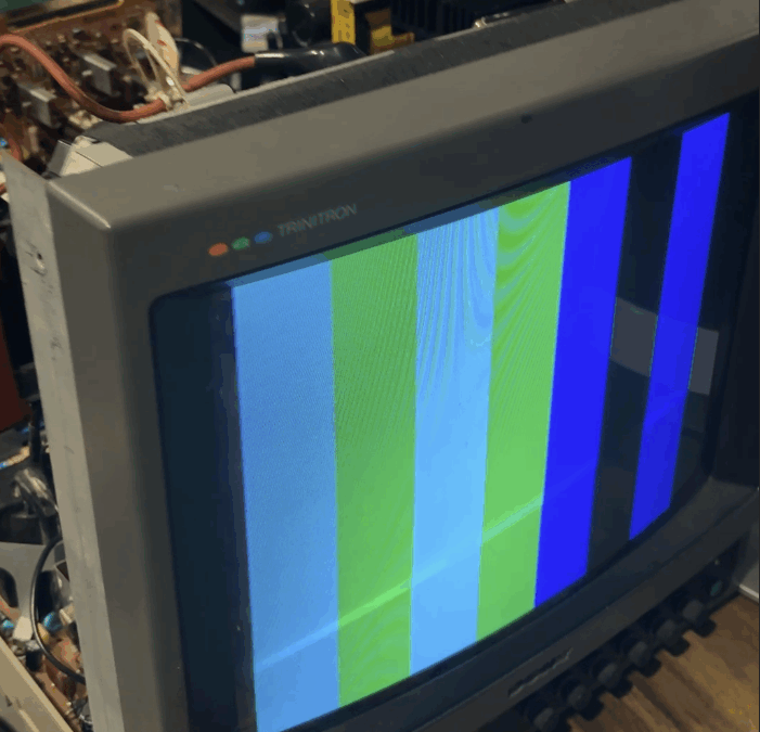 No Red or audio on a Sony PVM